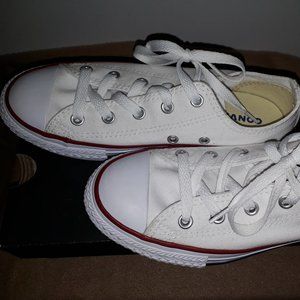 Converse Chuck Taylor White Sneakers Shoes | Youth